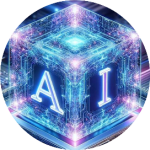 未来科技风格的AI概念图