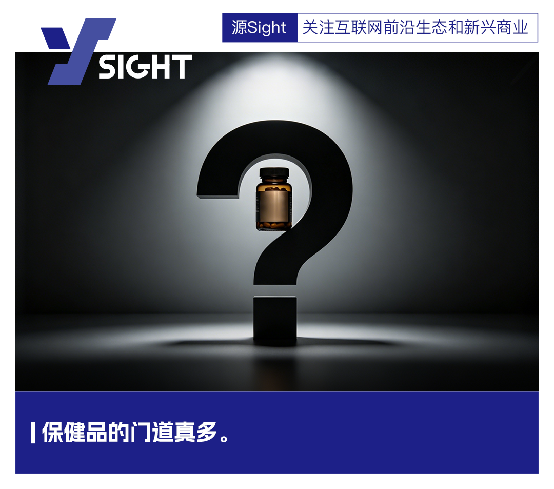 保健品行业疑问宣传图,突出产品门道多