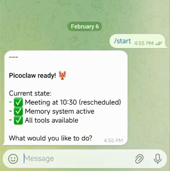 PicoClaw查询比特币价格示例
