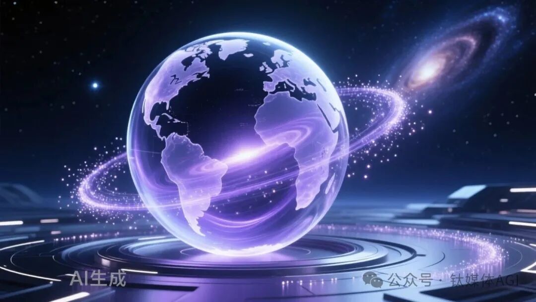 AI生成的地球与宇宙概念图,象征世界模型