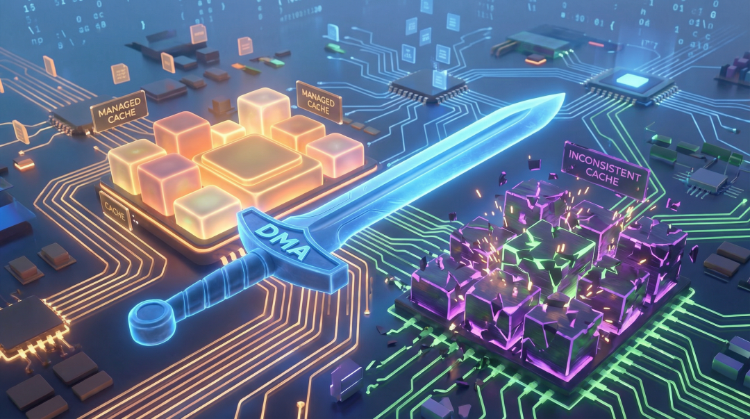 MANAGED CACHE 与 INCONSISTENT CACHE 对比示意图