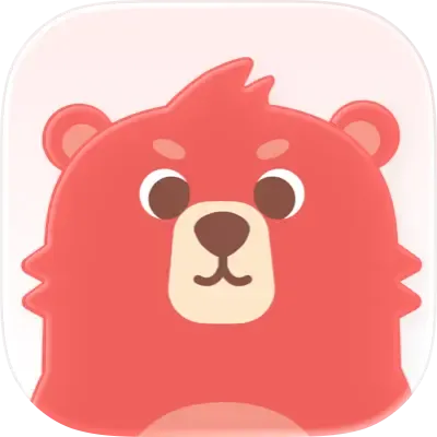 Fito应用的红色卡通熊头像
