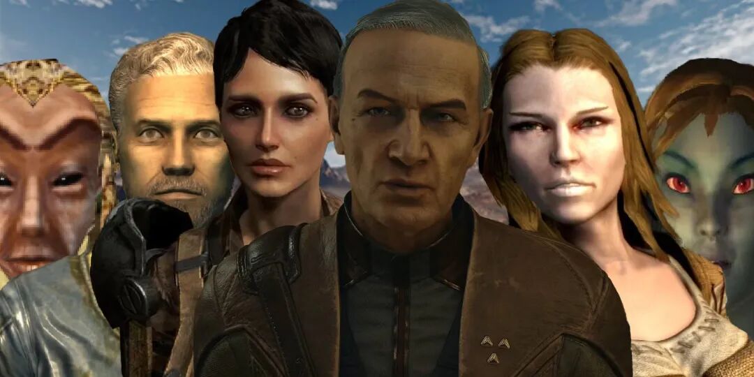 贝塞斯达游戏多个NPC角色集合