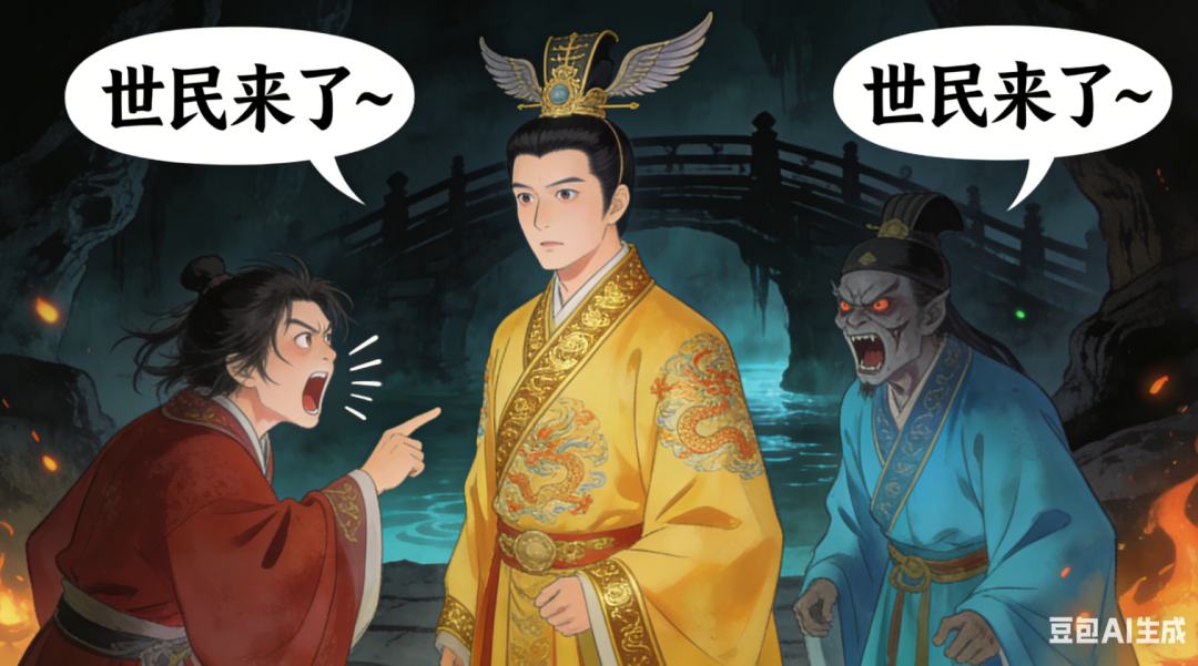 漫画：世民来了