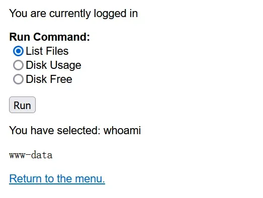 Web后台命令执行界面