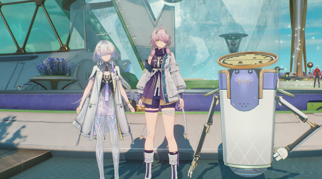 任务场景，多位高精度建模的NPC同框