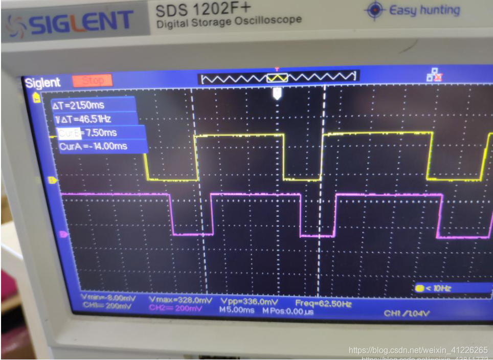 示波器波形图-低速