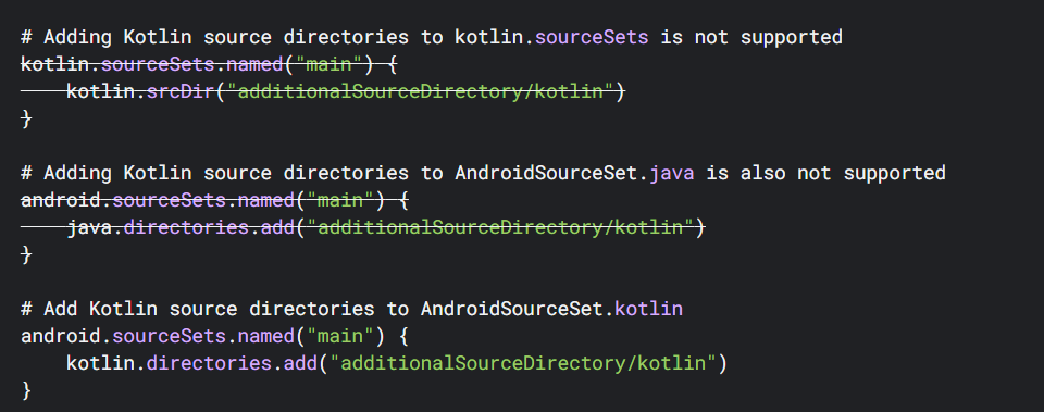 AGP 9.0中Kotlin源码目录的正确配置方式