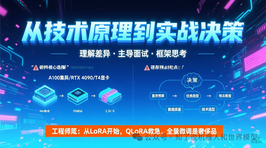 大模型微调决策框架:根据硬件、任务与数据选择技术路线