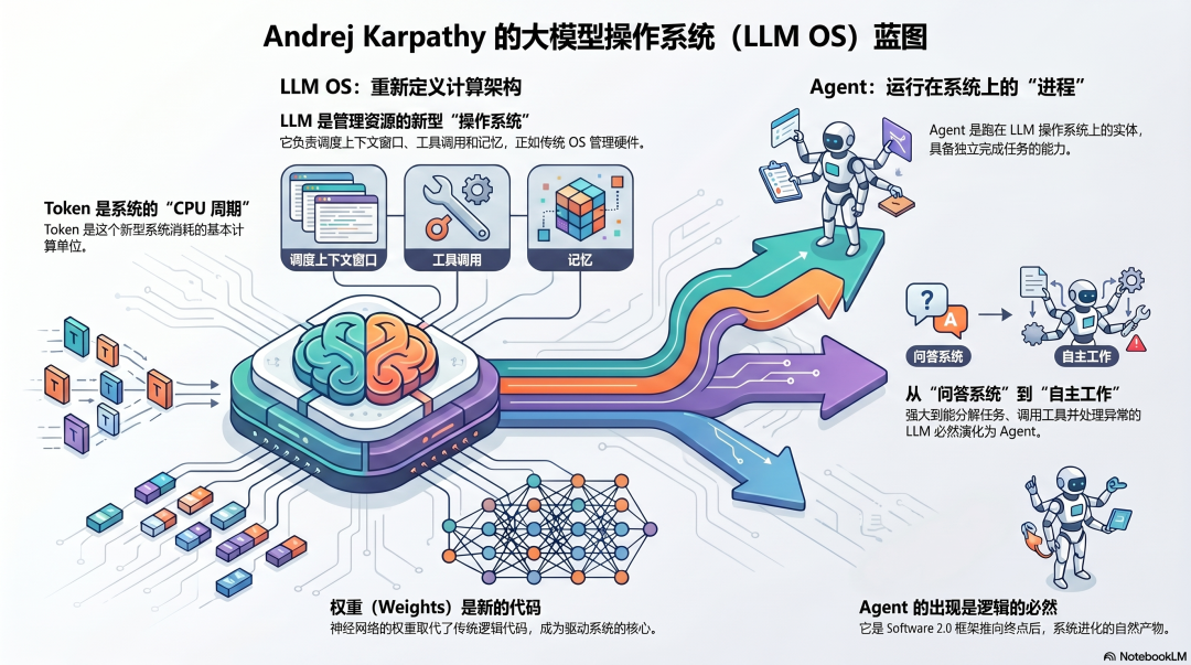 Karpathy的LLM操作系统（LLM OS）蓝图