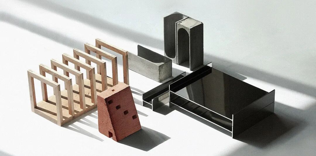 多种建筑材料模型组合