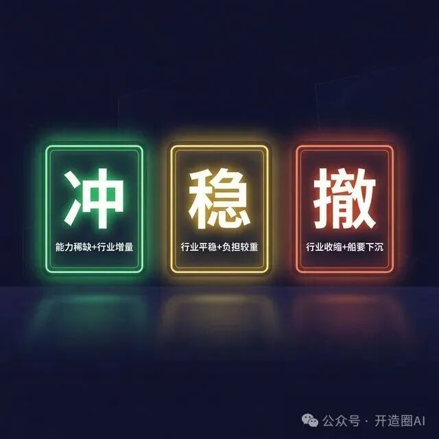 冲稳撤决策框架
