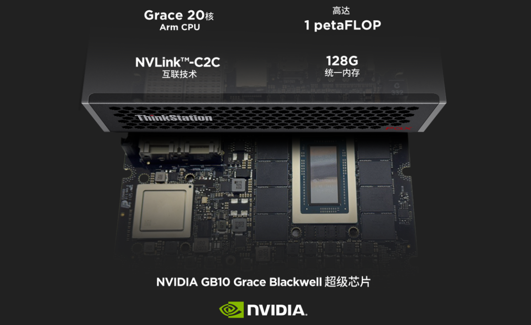 NVIDIA GB10 Grace Blackwell超级芯片架构图