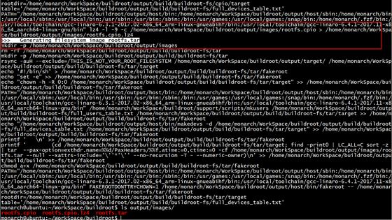 Buildroot 编译完成后的输出文件与镜像列表