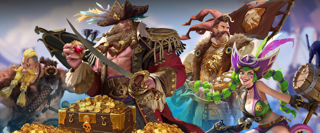 SLG游戏《七海之王》宣传插画