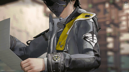 角色庄为霖的多帧动画，展示送信情节