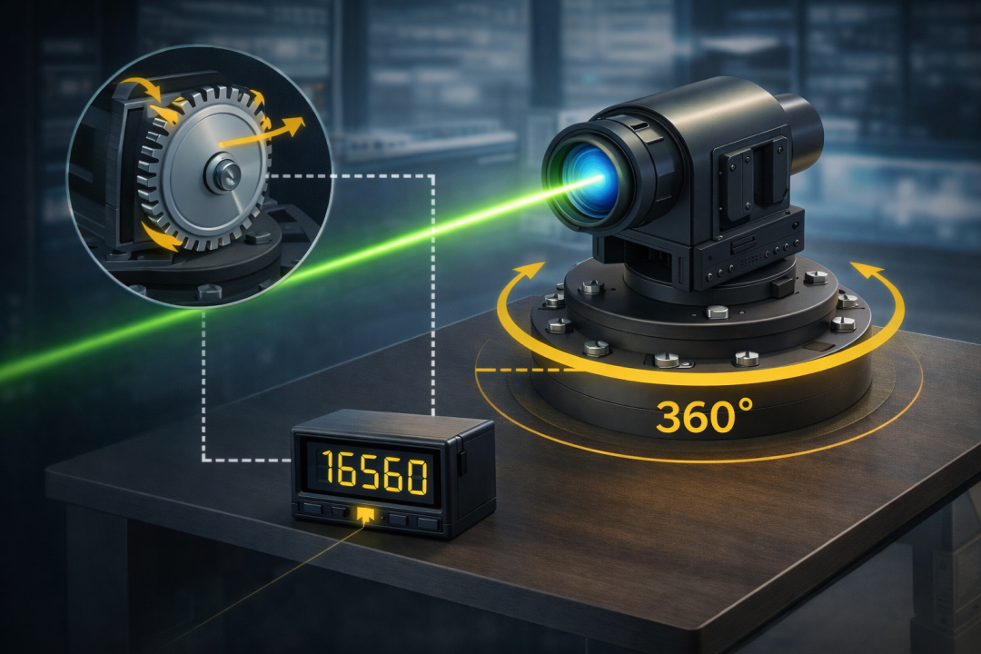 360度旋转的激光测距扫描设备