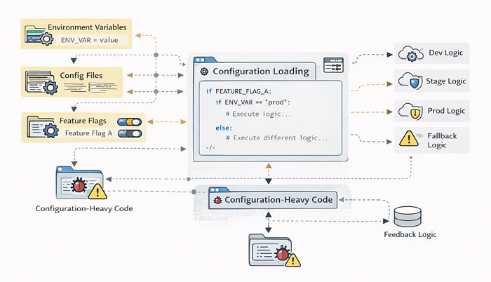 配置过多导致逻辑复杂的架构图