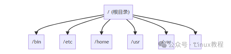 Linux根目录核心子目录结构图