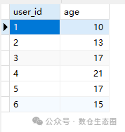 INSERT INTO SELECT 操作结果