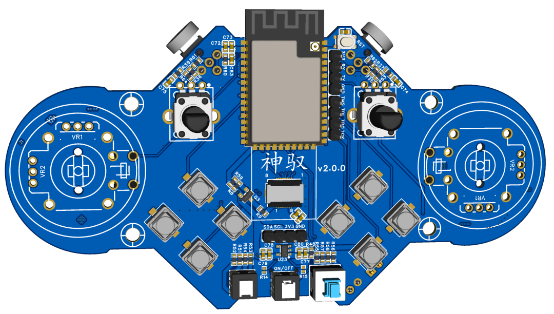 神驱 v2.0.0 PCB 3D 预览图