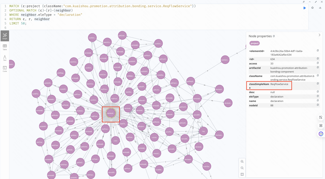 通过Cypher查询代码图谱