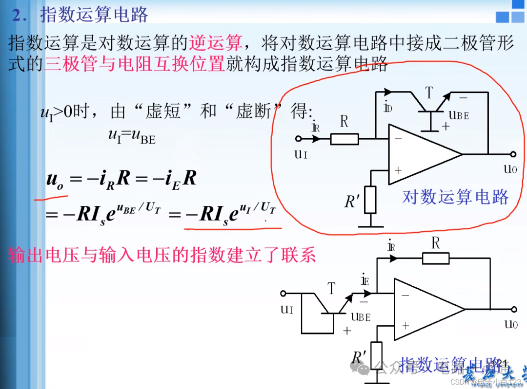 指数运算电路