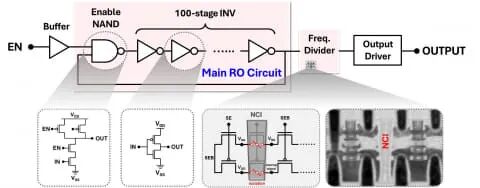 101级环形振荡器架构