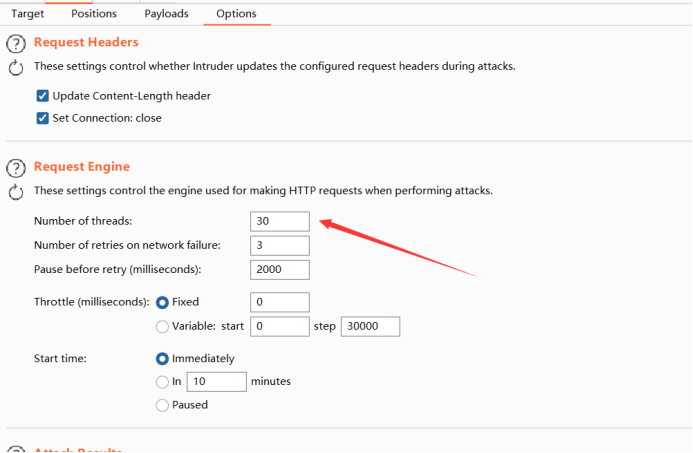设置高并发线程