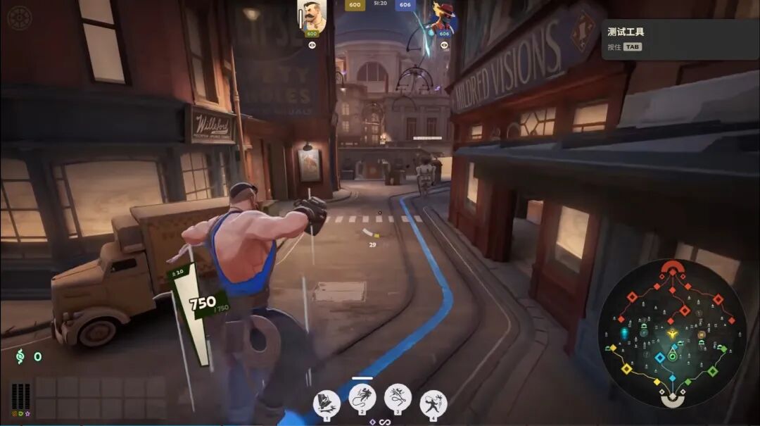 3D MOBA游戏《Deadlock》测试画面