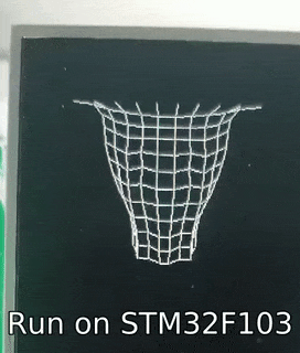 GuiLite 在STM32F103上运行3D漏斗演示