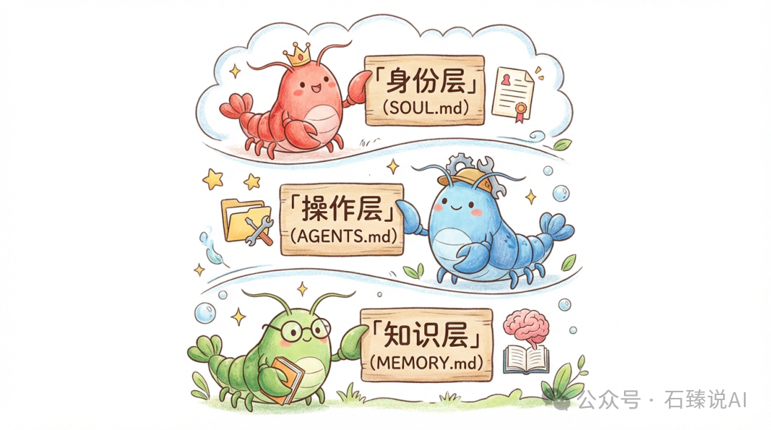 三层文件系统架构示意图