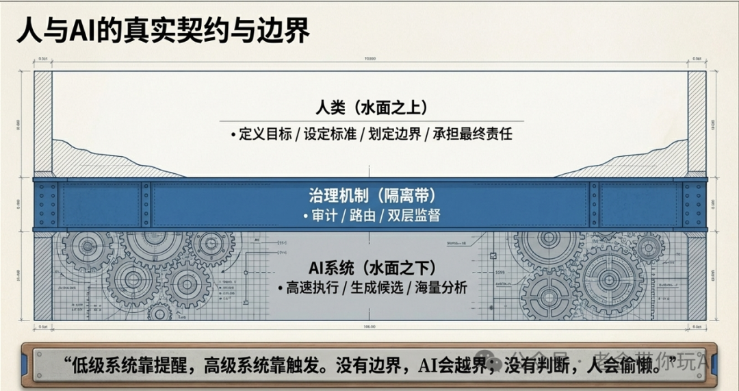 人与AI的真实契约与边界示意图