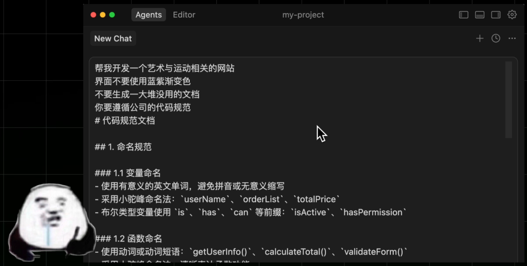 网站开发指令与代码规范文档