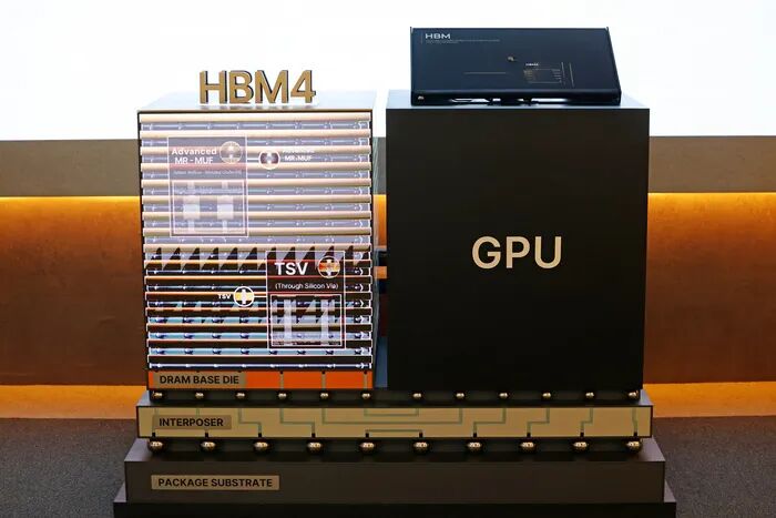 HBM模块结构剖面图
