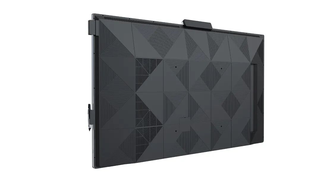 黑色设备背面几何图案