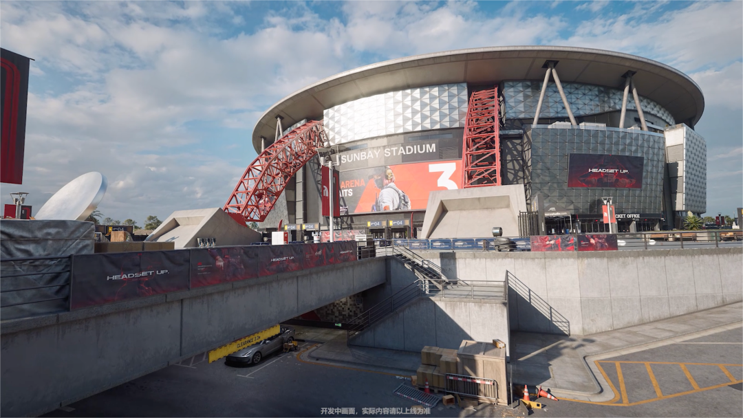 SUNBAY STADIUM大型体育场建筑外观