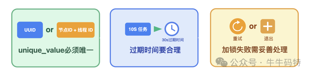 单节点锁使用三大要点