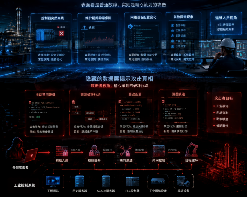 工业控制系统攻击防御与溯源分析图
