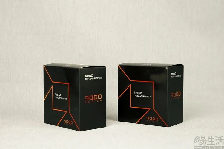 AMD Threadripper 9000系列处理器包装盒