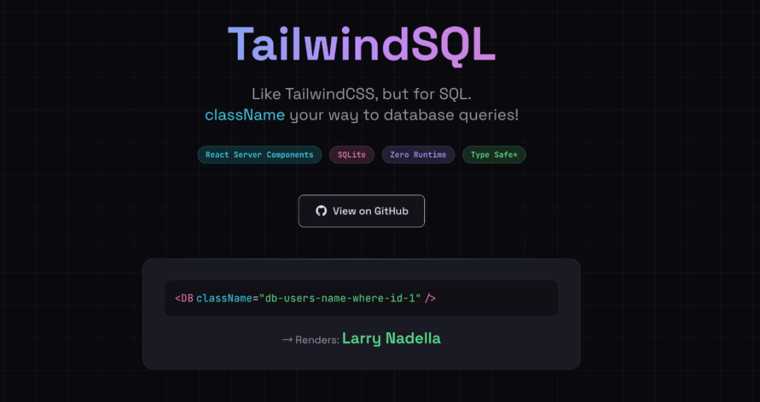TailwindSQL界面截图