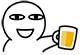 举杯庆祝表情
