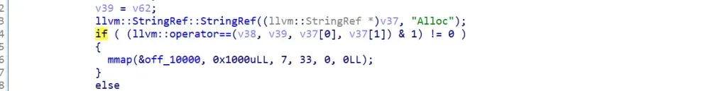 Alloc函数分配RWX内存的代码