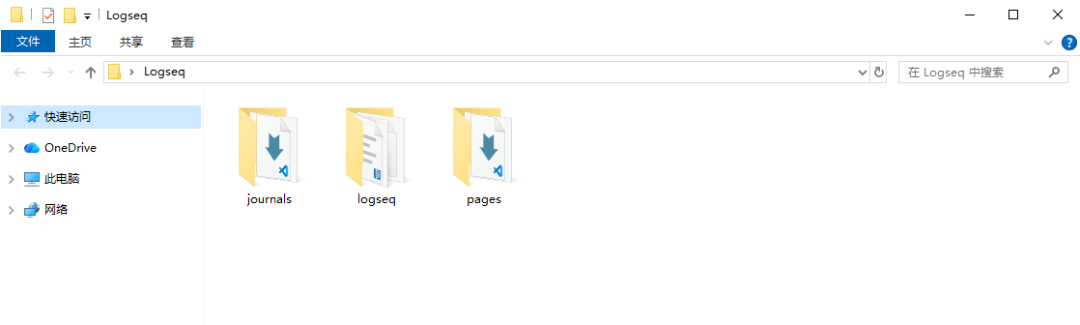 Logseq自动创建的文件夹结构
