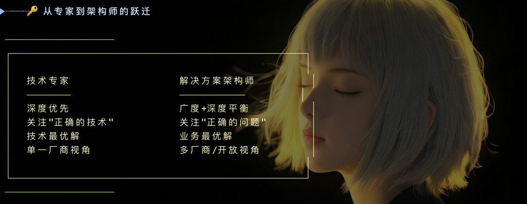 从技术专家到解决方案架构师的思维转变