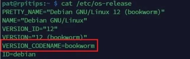 终端显示系统版本为Debian GNU/Linux 12 bookworm