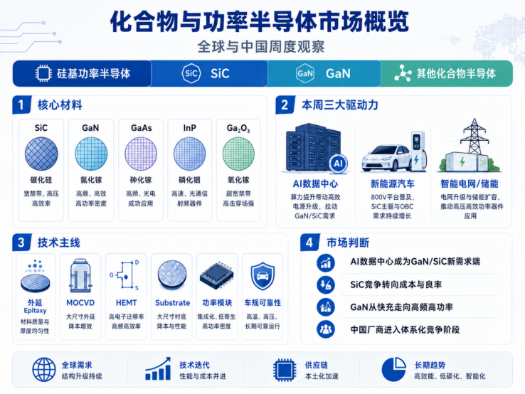 化合物与功率半导体市场概览