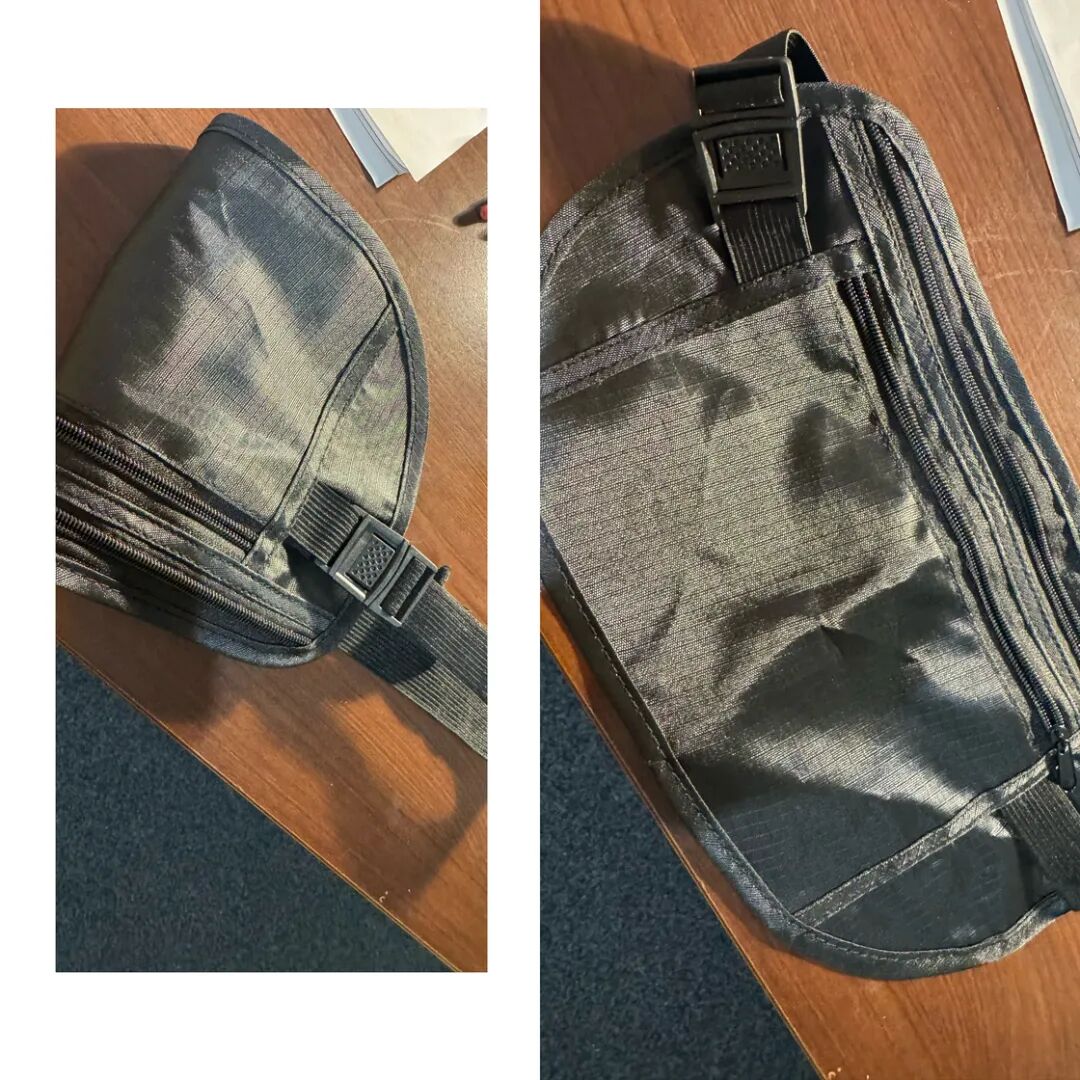 防盗腰包实物特写