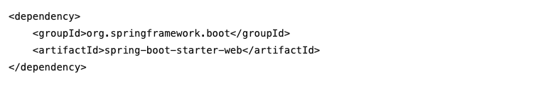 Spring Boot Web Starter Maven 依赖配置