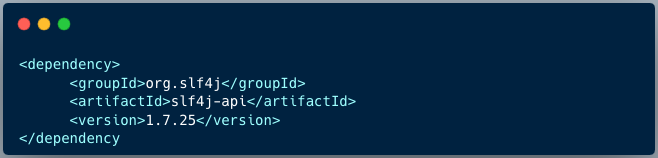 Maven依赖SLF4J API配置
